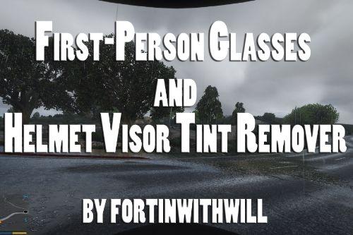 First-Person Glasses and Helmet Visor Tint Remover 